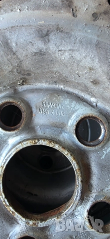 4 броя стоманени джанти за бус VW T4, 15 цола, 5х112, 6J, ET55., снимка 2 - Гуми и джанти - 52777491