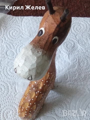 Дървена фигурка 51760, снимка 6 - Антикварни и старинни предмети - 52787445