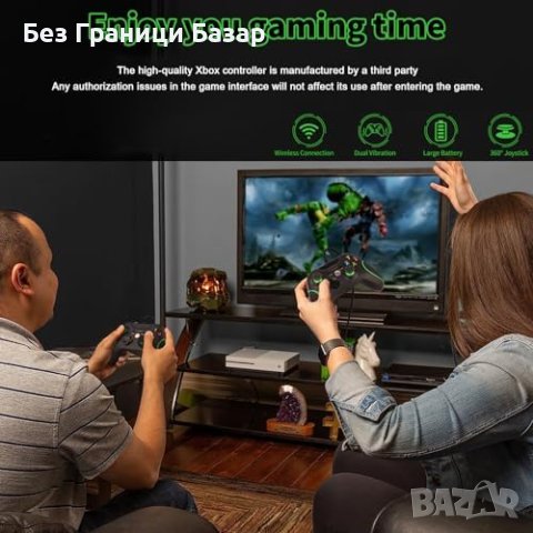 Нов Универсален Гейминг Контролер джойстик за Xbox/PC, Дълъг Кабел, Вибрация, снимка 2 - Аксесоари - 44261305