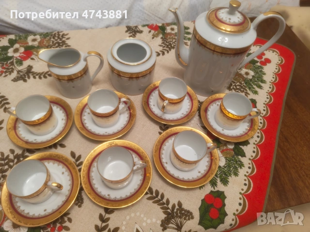 Порцеланов сервиз на Лимож, снимка 10 - Сервизи - 53577102