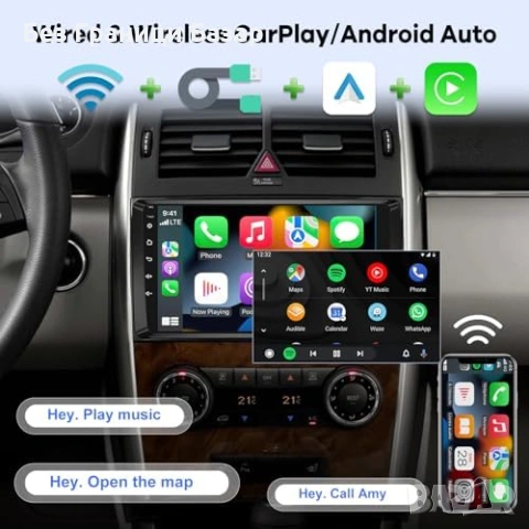 Нова 9″ Android мултимедия за Mercedes Sprinter с CarPlay и GPS за кола, снимка 5 - Друга електроника - 53015687
