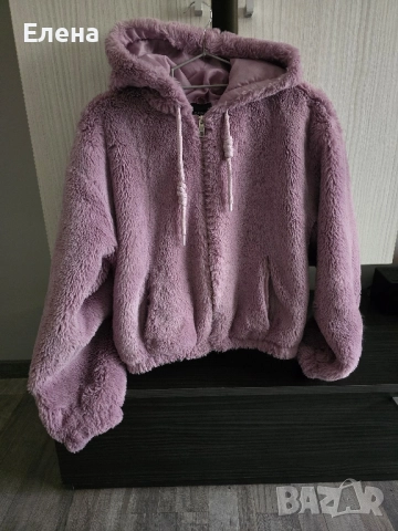 Пухкаво яке, цвят - пепел от рози 