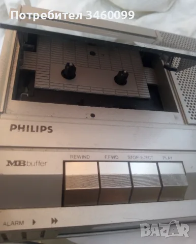 Радиочасовник PHILIPS, снимка 5 - Радиокасетофони, транзистори - 55713116