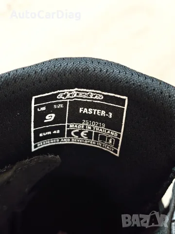 Мото боти Alpinestars Faster-3 42 номер, снимка 4 - Маратонки - 56022696