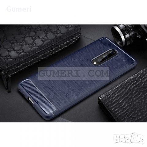 OnePlus 8 - Противоударен Силиконов Гръб - Карбон, снимка 13 - Калъфи, кейсове - 34447483