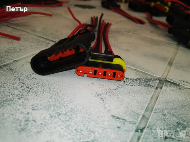 Букси 1, 2, 3, 4, 5, 6 пинови,букса,едопинова,двупинова,трипинова,четирипинова,петпинова,конектори, снимка 3 - Части - 36367011