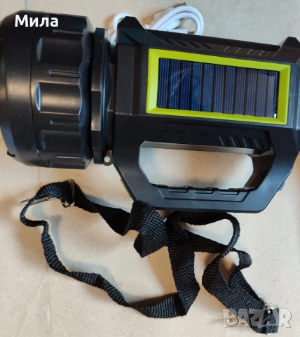 Голям фенер със зарядно , снимка 2 - Екипировка - 51176058