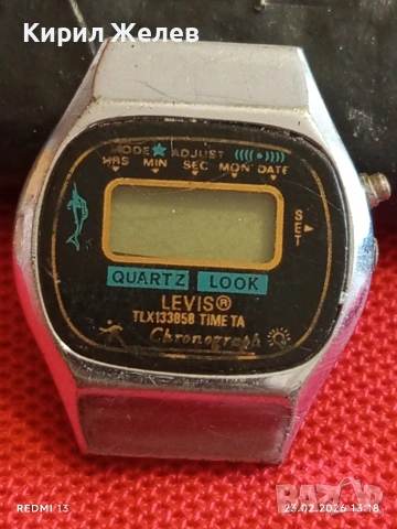 Ретро електронен часовник LEVIS дамски за КОЛЕКЦИЯ ДЕКОРАЦИЯ 51721, снимка 2 - Антикварни и старинни предмети - 53591985