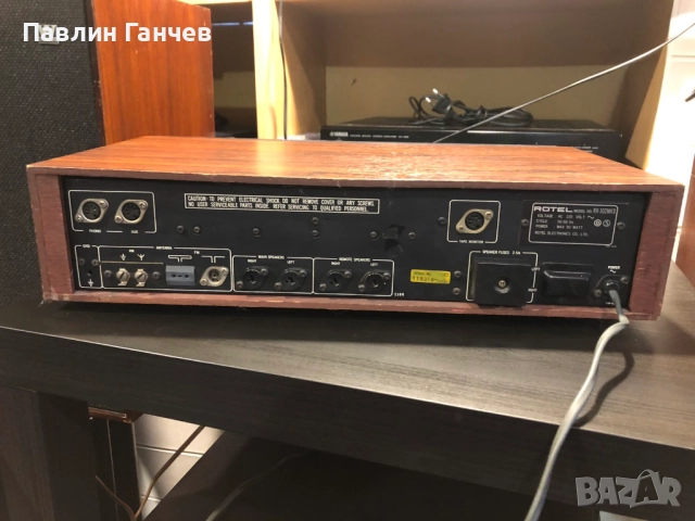 ROTEL RX-102 MKII ресийвър отличен, снимка 3 - Ресийвъри, усилватели, смесителни пултове - 52875900