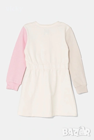 Детска памучна рокля Guess, размер 105-112см , снимка 2 - Детски рокли и поли - 53156894