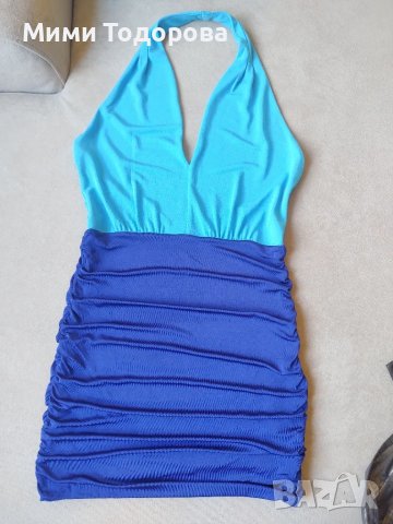 Рокля Avin turquoise , снимка 2 - Рокли - 49565901