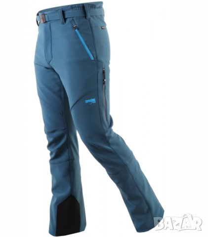 Мъжки туристически Softshell панталон Sphere Pro Contact Blue