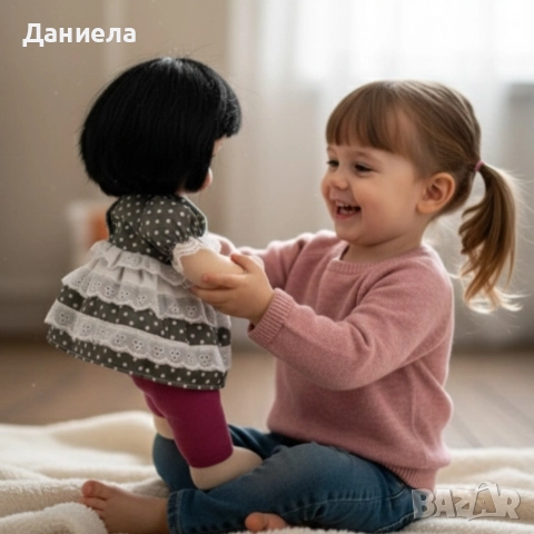 Cufan Baby Doll – Мека кукла с текстилно тяло – Перфектен подарък за малки принцеси, снимка 6 - Кукли - 52849148