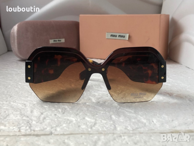 Miu 2021 слънчеви очила с лого, снимка 3 - Слънчеви и диоптрични очила - 36333093