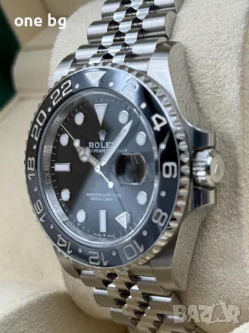 Rolex GMT Master silver black - Bruce Wayne, снимка 3 - Луксозни - 49275255