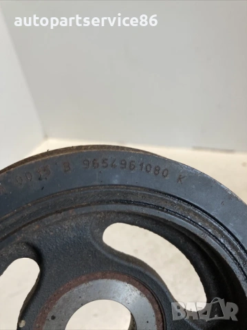 Шайба на коляновия вал за Volvo C30 1.6 TDI (2012) 9654961080, снимка 2 - Части - 53807409