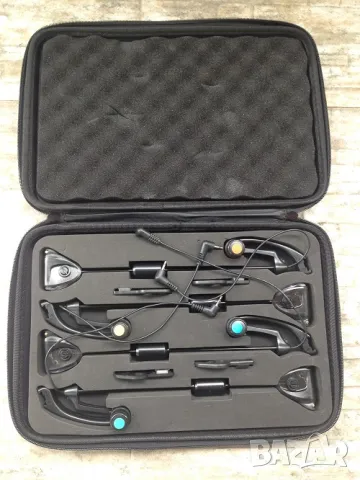 Комплект светещи обтегачи FL черни, снимка 2 - Такъми - 49219901