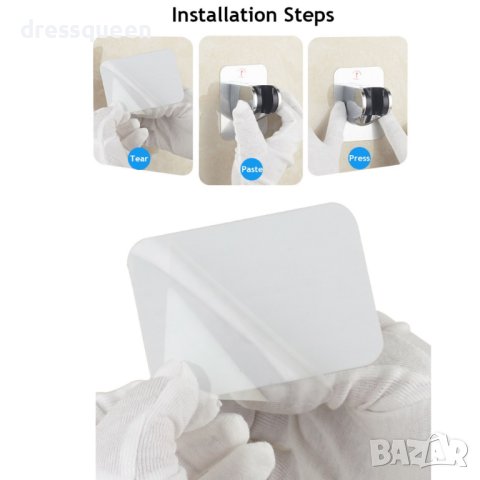 4084 Самозалепваща стойка за душ, снимка 7 - Други стоки за дома - 42154442