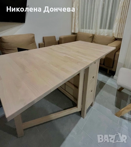 Разтегателна сгъваема маса NORDEN, IKEA (ИКЕА) , снимка 4 - Маси - 53266080