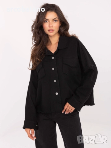 Дамско дънково яке с джобове, 4цвята , снимка 2 - Якета - 51747922