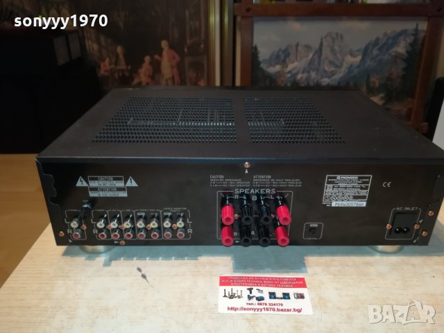 PIONEER A-304R STEREO AMPLIFIER-ВНОС SWISS 1002222031, снимка 14 - Ресийвъри, усилватели, смесителни пултове - 35745975