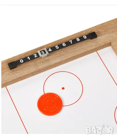  Въздушен хокей Relaxdays - 14 x 65 x 35 см - вкл. тласкач и шайба - за деца и възрастни, снимка 5 - Играчки за стая - 50256399