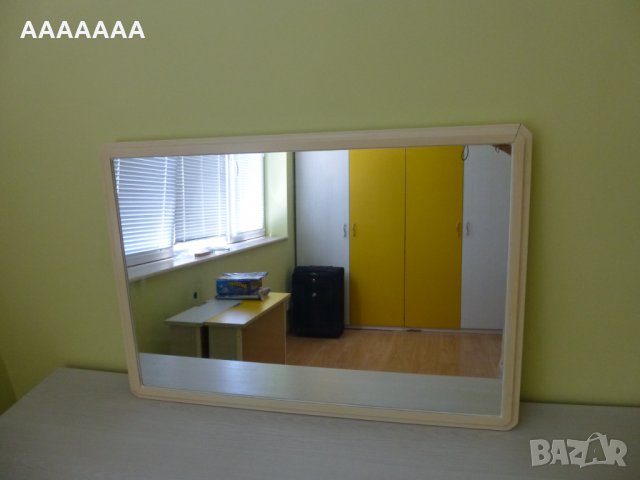 Масивно огледало с рамка за стена, снимка 2 - Огледала - 35935046