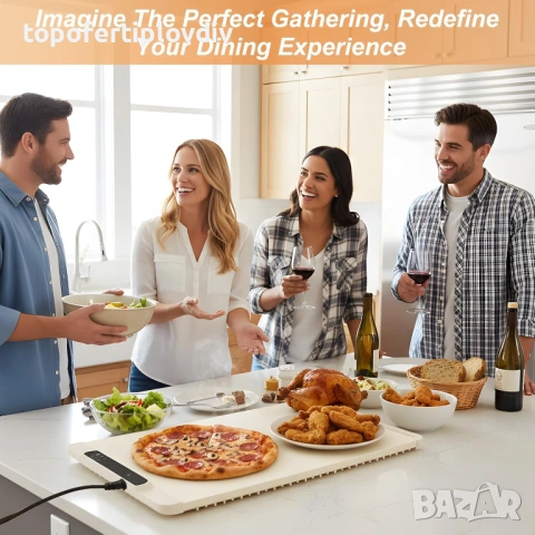 Затопляща плоча за храна и напитки Olycism, Гаранция, снимка 3 - Котлони - 53647554