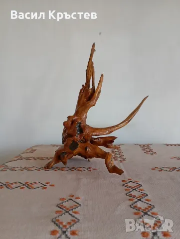 Скулптура, пластика от дърво в 4 ракурса, "Вечната гора", уникат, 1988 г., снимка 2 - Антикварни и старинни предмети - 47833100