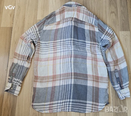 Мъжка ленена риза Tommy Hilfiger - L , снимка 4 - Ризи - 51084444