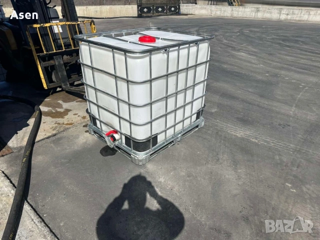 Саксия за голяма палма от IBC контейнер – 1000литра 