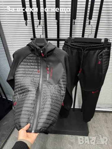 Nike Мъжки Спортен Комплект🔝Мъжки Спортен Екип Найк - Налични Различни Цветове Код B313, снимка 6 - Спортни дрехи, екипи - 48777132
