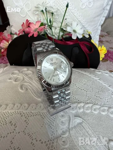 Нов Rolex – Стилен Дамски, Мъжки часовник, подходящ за двата пола., снимка 2 - Луксозни - 55776864