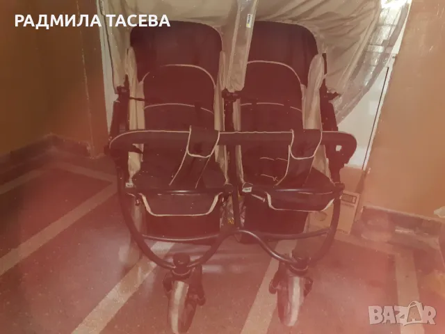 детска количка за близнаци Hauck, снимка 1