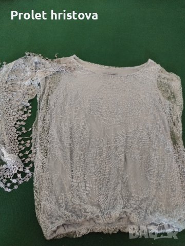 Две елегантни блузи подплата и шал, снимка 4 - Туники - 41987767