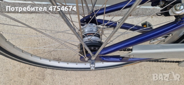 Дамски алуминиев велосипед Hercules колело 26", снимка 2 - Велосипеди - 53871020