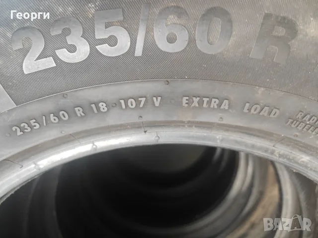 4бр.летни гуми 235/60/18 Continental, снимка 6 - Гуми и джанти - 56154462