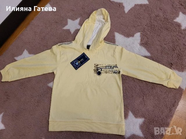 Нови с етикет лот за момче суитшърт 3-4г и блуза 5-6г, снимка 2 - Детски Блузи и туники - 47315575