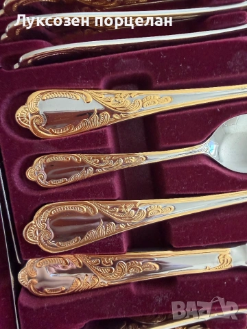Комплект прибори за хранене SOLINGEN – EBEL Gold Collection – 70 части., снимка 6 - Прибори за хранене, готвене и сервиране - 53782192