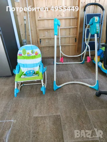 бебешка мултифункционална люлка Fisher-Price 3-in-1 Swing 'N Rocker., снимка 4 - Детски люлки - 56194192