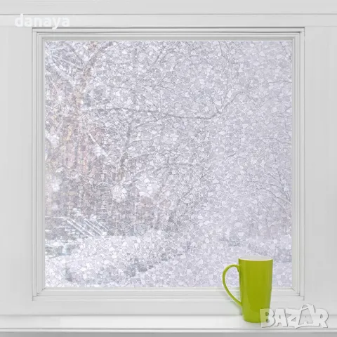 2537 Матирано фолио за прозорци 45x200cm, снимка 2 - Декорация за дома - 48053383