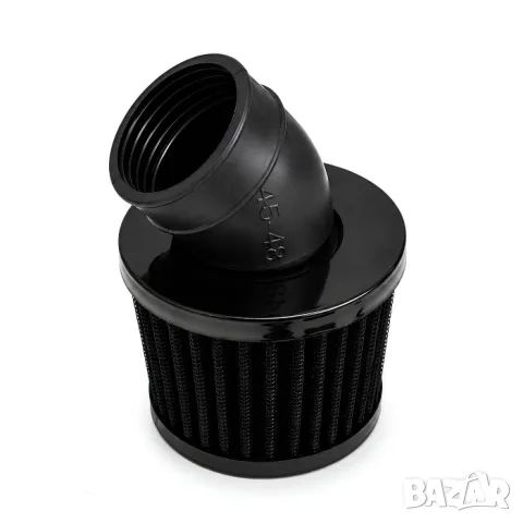 Спортен въздушен филтър 48 mm с два преходника черен, снимка 2 - Аксесоари и консумативи - 55866388
