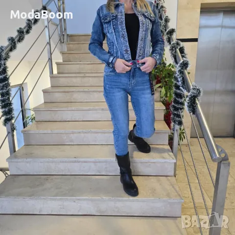 Дънков дамски комплект , снимка 2 - Комплекти - 48703135