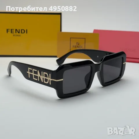 Слънчеви очила Fendi Bold Square Logo Edition нови, черно и бяло, снимка 5 - Слънчеви и диоптрични очила - 56161471
