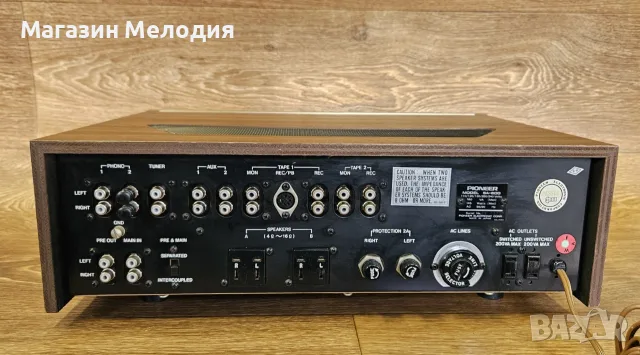 Усилвател Pioneer SA-600 – Топъл, аналогов звук от началото на 70-те, снимка 13 - Ресийвъри, усилватели, смесителни пултове - 56209163