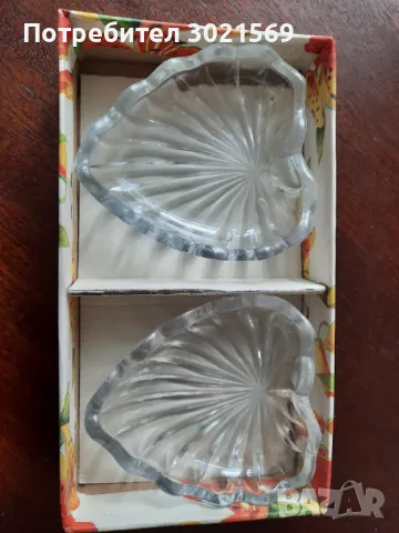  НОВИ Кристални формички за сервиране на сладко