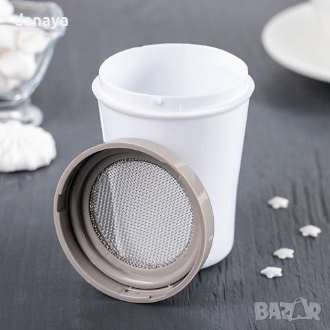 3556 Диспенсър за пудра захар или подправки, 220 мл, снимка 4 - Аксесоари за кухня - 39714390