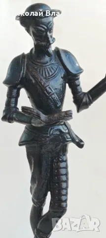 Статуетка Дон Кихот фигура фигурка от чугун, снимка 6 - Статуетки - 48483546