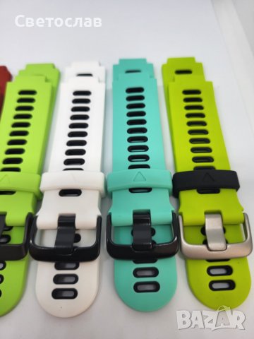 Garmin Forerunner 25/220/230/235/620/630/735xt силиконови каишки, снимка 7 - Каишки за часовници - 23038112