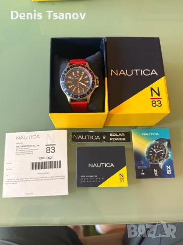 NAUTICA N-83 SOLAR NAPCBA131 – 43 mm – FULL SET, снимка 2 - Мъжки - 55805942